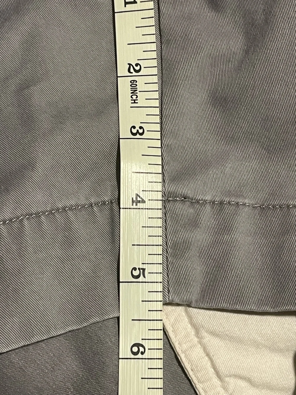 Polo Ralph Lauren Mens Sz 36 5” Gray Flat-Front Stretch Classic Fit Chino Shorts